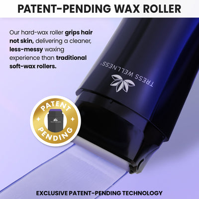 Hard Wax Roller Kit | No-Strip Hair Removal Kit for Full Body