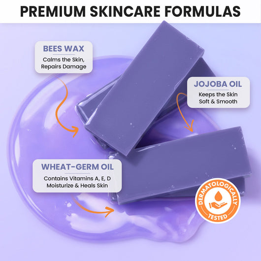 Hard Wax Roller Kit | No-Strip Hair Removal Kit for Full Body