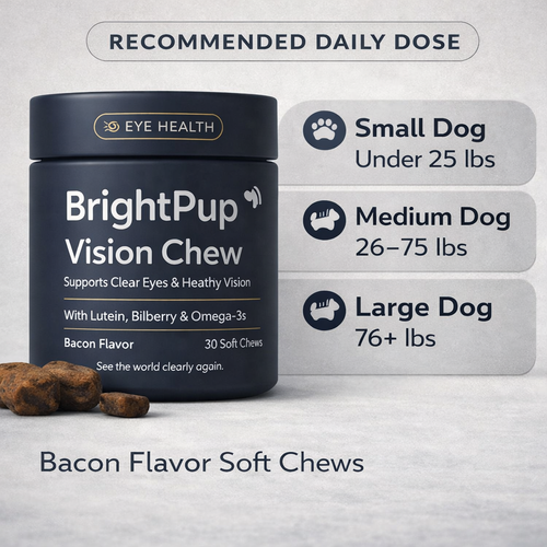 BrightPup Dog Vision Chews | No Chemicals. No Weird Taste. All Natural Supplement Recommended By Vets